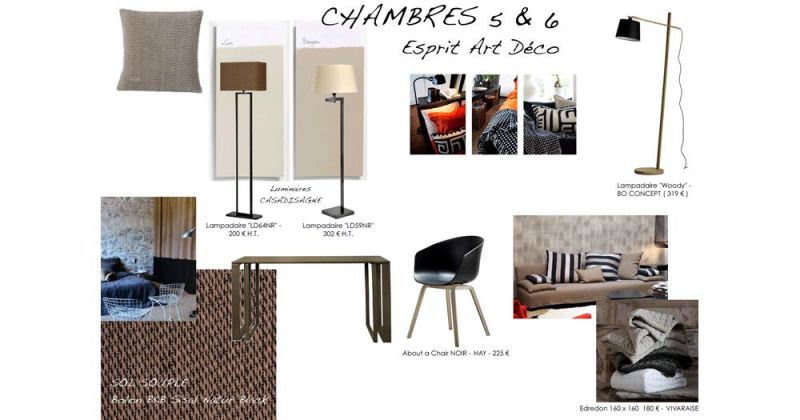 Rénovation d'un hôtel de charme - Julie Béringué Architecte d'intérieur à Toulouse